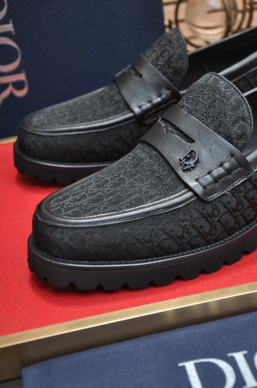 Men's shoes 💰600💶[Dior] (water-dyed cowhide lining) Dior original 1:1 high-quality factory, imported original materials, imported raw cowhide, water-dyed cowhide lining, original TPU outsole, code number: 38-44 (45 customized)